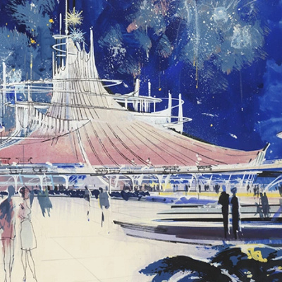 現スペース・マウンテンのコンセプトアート