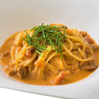 スパゲッティ、ウニのクリームソース