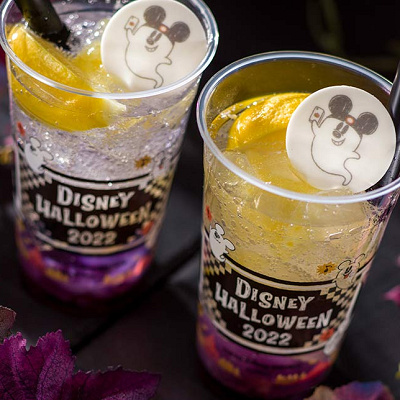 スパークリングドリンク(レモン＆バタフライピーシロップ) 