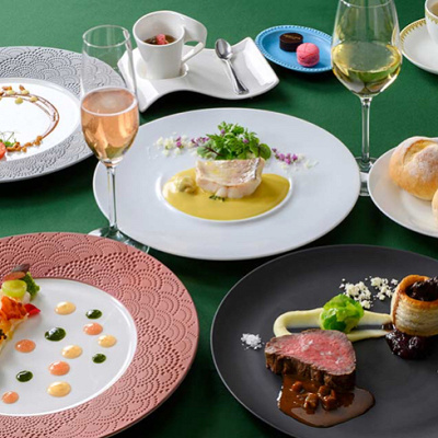 スペシャルコース、ペアリングワイン付き