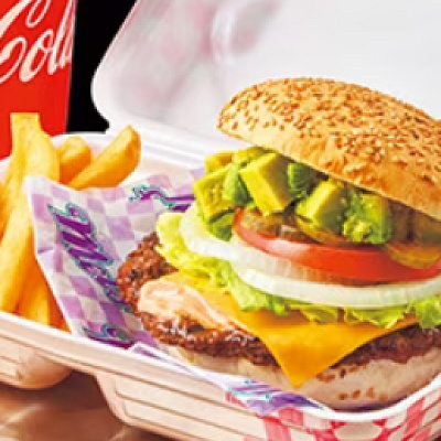 スパイシー・アボカド・チーズバーガーセット