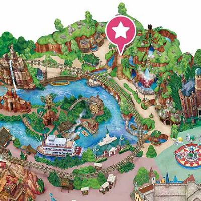 スプラッシュ・マウンテンの場所