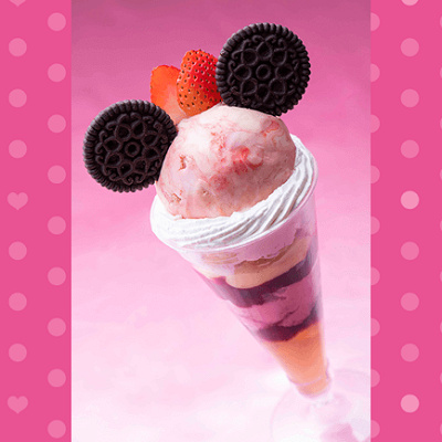 “春キャン”スペシャルパフェ