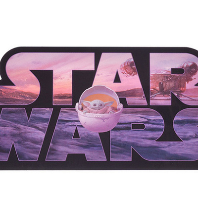 スター・ウォーズ ザ・チャイルド シール・ステッカー ロゴ ダイカット マンダロリアン