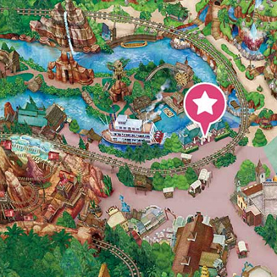 蒸気船マークトゥエイン号の場所