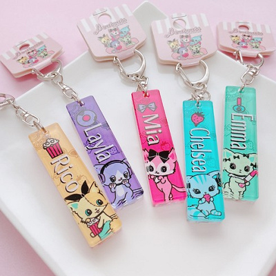 スティックキーホルダー