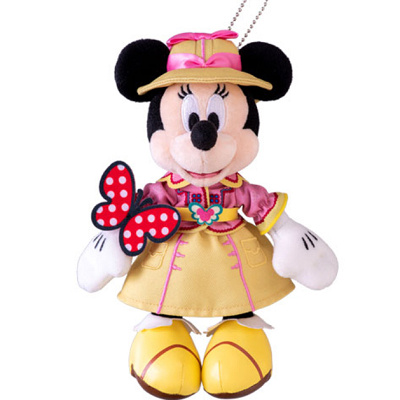 ぬいぐるみバッジ（ミニーグッズ）