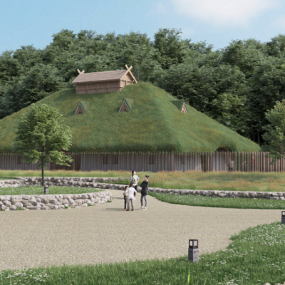 もののけの里のタタラ場