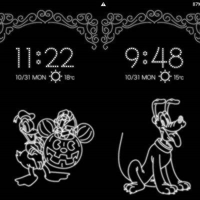 開くたびに変わるロック画面はイベントや季節にも対応♡