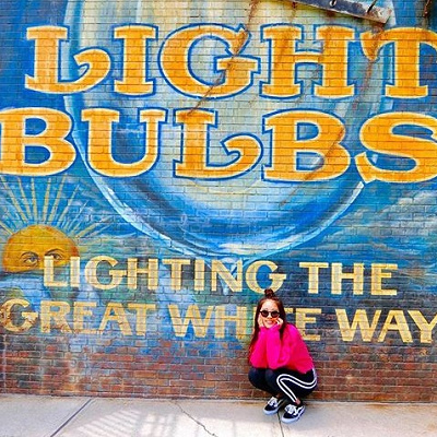 ポップなデザインの外壁もおしゃれ