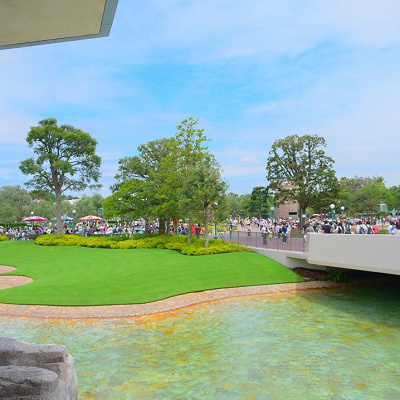 緑いっぱいの景色が広がっている