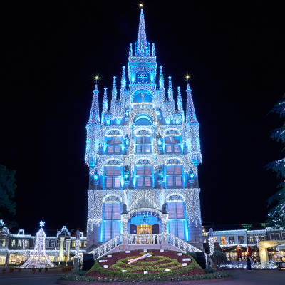 輝く様子は圧巻