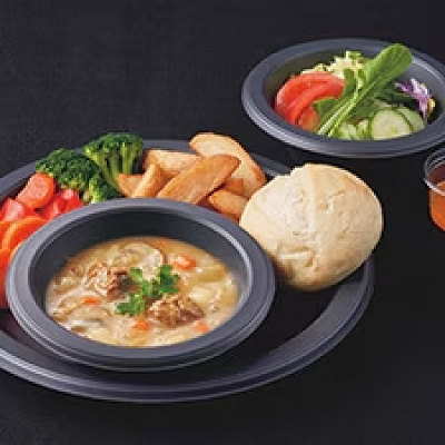 三本の箒のメニュー：ベジタブル・アイリッシュシチュー