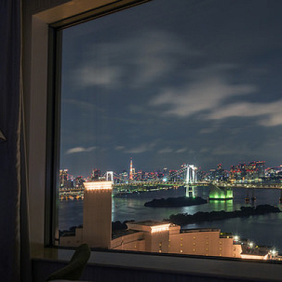 窓からの景色が絶景。壮観の一言です