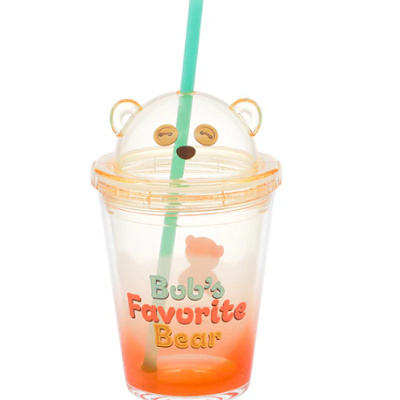 ティムストロー付きタンブラー