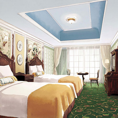 リニューアル後の東京ディズニーランドホテル客室