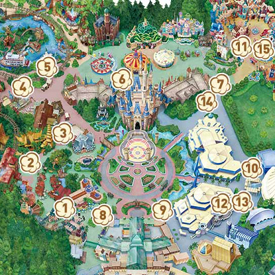 東京ディズニーランドの販売店舗