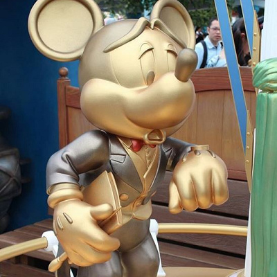 トゥーンタウンのハピエストミッキースポット 