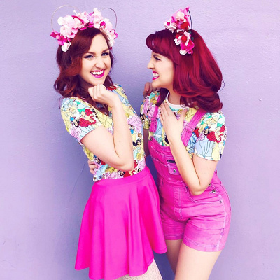 総柄Tシャツコーデ