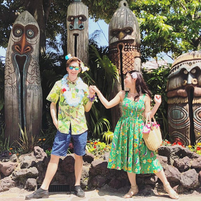 南国アロハシャツコーデ