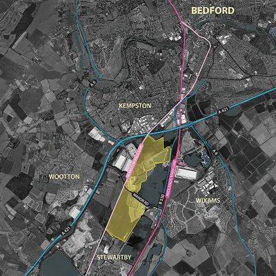 イギリスのユニバはロンドン郊外のベッドフォードに建設予定