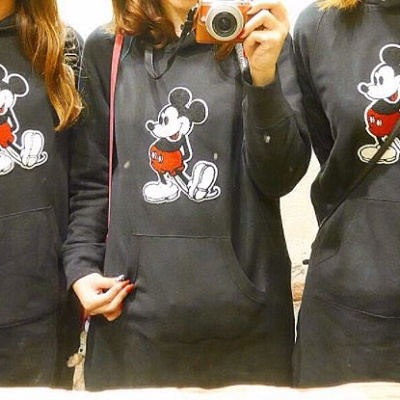 ユニクロのパーカーワンピ