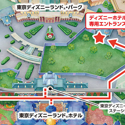 【2019年5月7日（火）まで】ディズニーホテル宿泊ゲスト専用エントランス