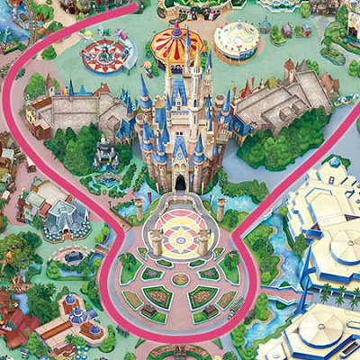 うさたま大脱走！のパレードルート