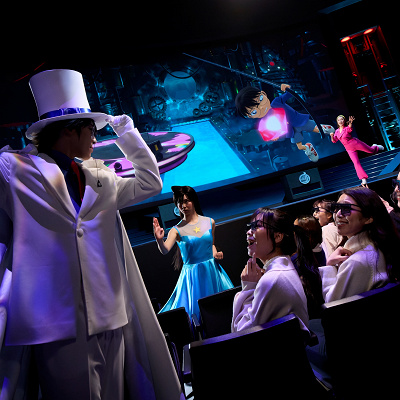 USJ名探偵コナン～星空の宝石～：座席の位置ごとの見え方