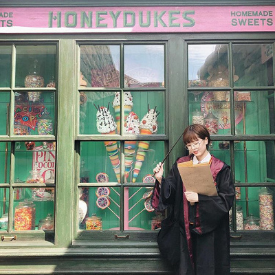 USJハリーポッター/「ハニーデュークス」の裏手は秘密のフォトスポット