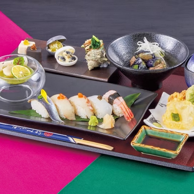 USJ×呪術廻戦コラボレストラン＆フード：寿司と生姜を楽しむ御膳