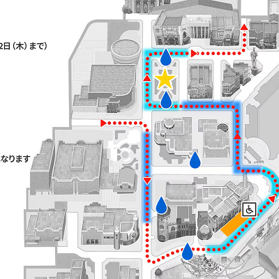 USJ/ウォーターシューターの給水所