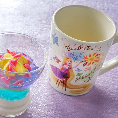 バニラムース＆アップル・ソーダゼリー、スーベニアカップ付き