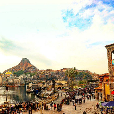 テラスからの光景