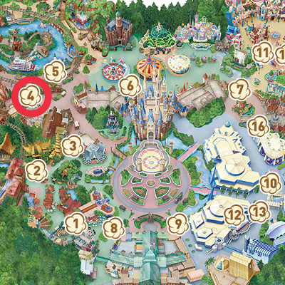 カウボーイ・クックハウス前のワゴンの場所