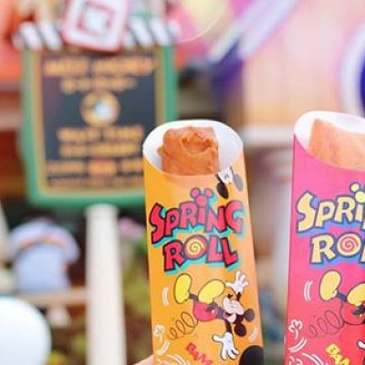 ちょっと変わった洋風春巻き