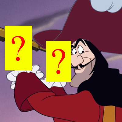 フック船長のフックとなっている手はどっち？