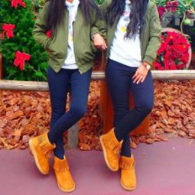 全身おそろいコーデ