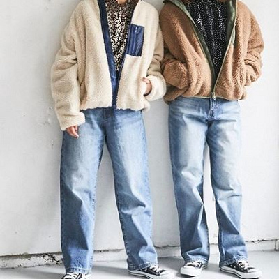 冬のディズニー激安双子コーデ