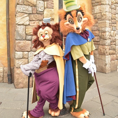 相棒のギデオンと一緒に