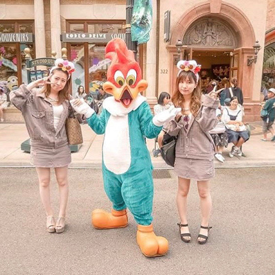 ウッディウッドペッカー×双子ユニバコーデ