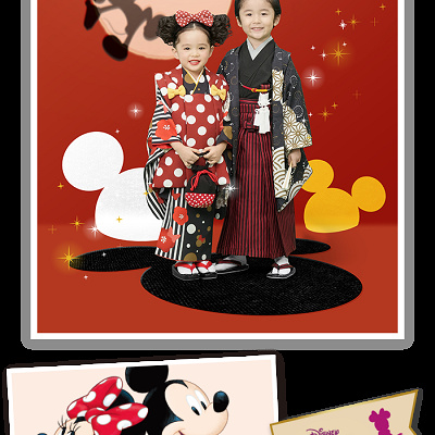 ディズニーの和装もできる