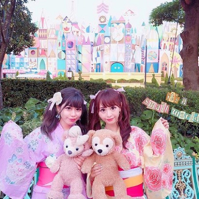 浴衣ディズニーのメイク