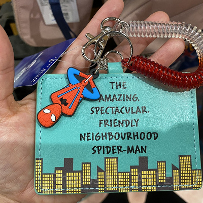 USJスパイダーマングッズ/チケットホルダー/「WEBBED WONDER」