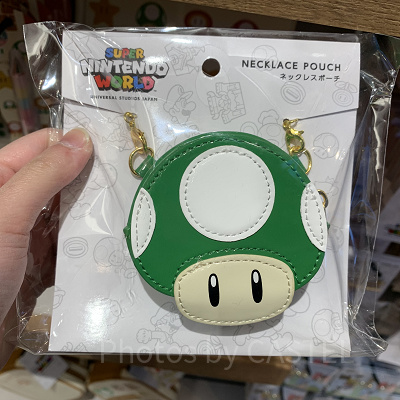 1UPキノコのネックレスポーチ
