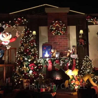 2018年のディズニーランド・クリスマスのデコレーション