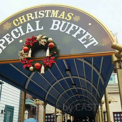 2018年ユニバのクリスマスビュッフェ外観