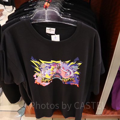 2023ハロウィンポケモングッズ/ポケモンTシャツ（ブラック）