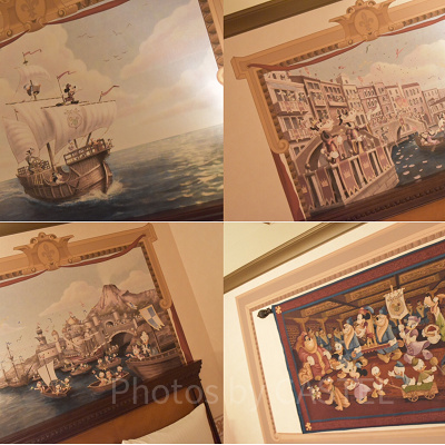 ベッド上の絵4種類