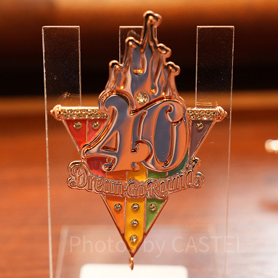 40周年のブローチ